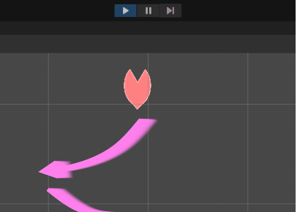 【Unity2D】DOTween無料版で花びらをユラユラさせるアイキャッチ