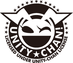 ユニティちゃんライセンス表記

UCL ロゴの場合は この作品はユニティちゃんライセンス条項の元に提供されています を下に記述。

© Unity Technologies Japan/UCL
または　© UTJ/UCL　でも可。