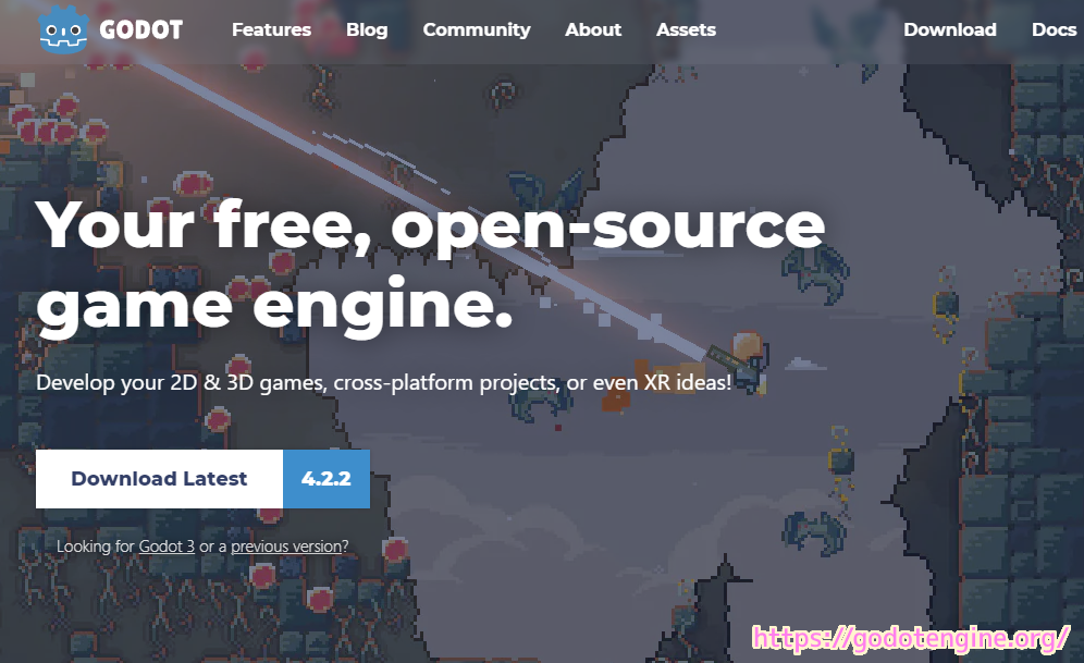 GodotEngine4.2.2 トップページの一部 20240605