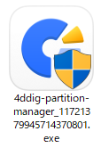 4DDiG Partition Manager インストーラのファイルアイコン