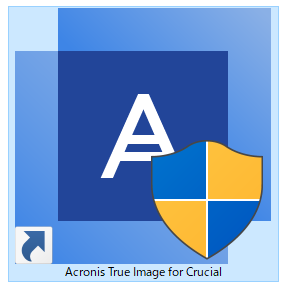 AcronisTrueImageForCrucial ショートカット