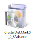 CrystalDiskMarkインストーラのファイルアイコン