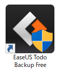 EaseUS Todo Backup Free のインストール後に作られたショートカット