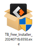 EaseUS Todo Backup Free インストーラファイルアイコン