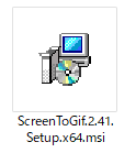 ScreenToGif インストーラアイコン