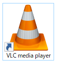 VLCメディアプレーヤーのショートカットアイコン