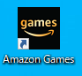 Amazon Games アプリのショートカット.