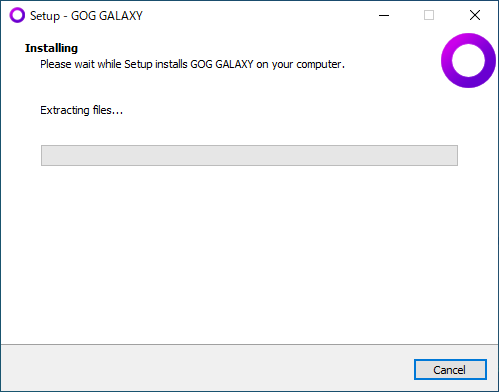 GOG GALAXY アプリのインストール６