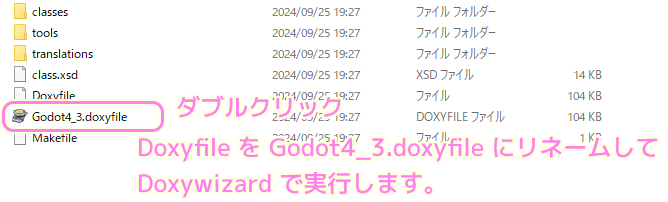 GodotEngine4 ソースコードからDoxygenでドキュメント生成１
