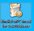 Kindleデスクトップ版アプリのインストーラ