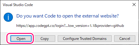 CodeGPT VSCode にインストールして使用10