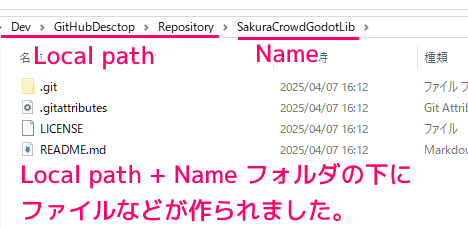 GitHubDesktop リポジトリの新規作成と除去４