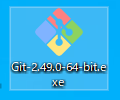 git インストーラのダウンロード３