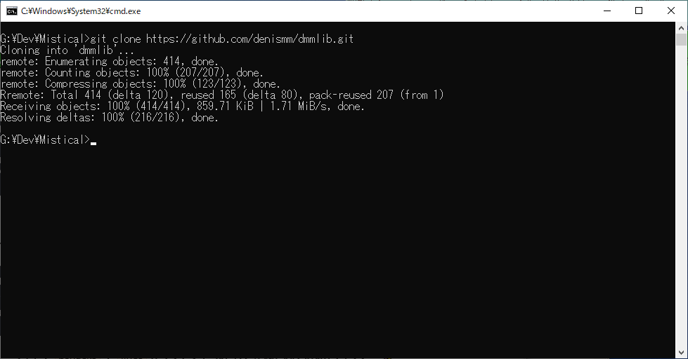 GitForWindows シンボリックリンクのあるリポジトリの取得2