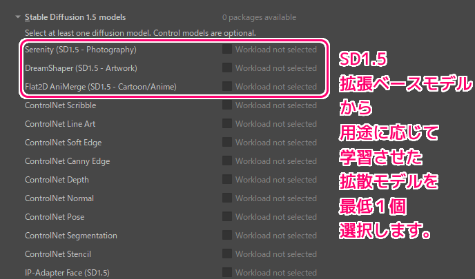 krita-ai-diffusion プラグインでローカルサーバーの設置2_2