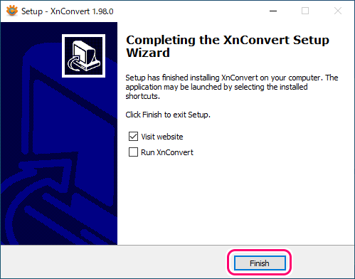 XnConvert ダウンロードとインストール13