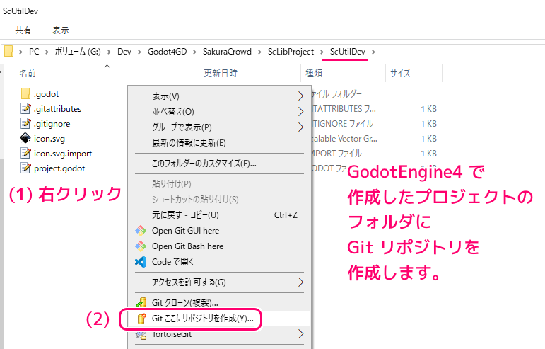 Godot4 自作アドオンをサブモジュールとして配置するための構成例（Godotプロジェクト用リポジトリ）2