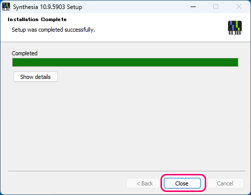 PCでピアノレッスンできる Synthesia 無料体験版のインストールと起動5